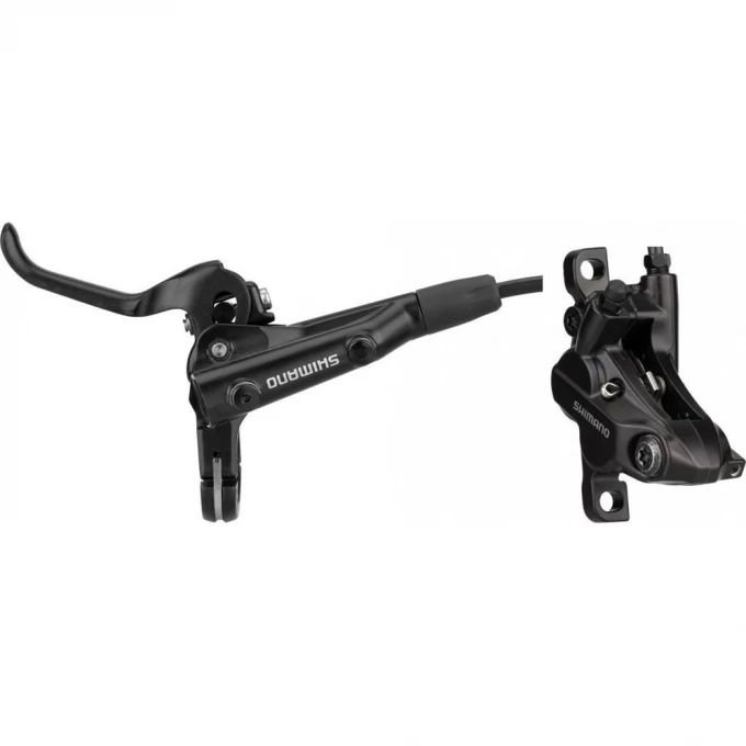Тормоз дисковый SHIMANO MT501, BL-MT501(левый)/BR-MT520(передний), полимерные колодки, 1000мм, черный EMT501EKLFPMA100 Тормоз дисковый SHIMANO MT501, BL-MT501(левый)/BR-MT520(передний), полимерные колодки, 1000мм, черный EMT501EKLFPMA100