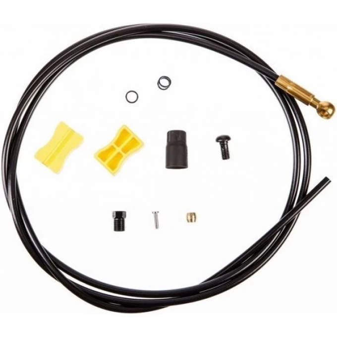 Гидролиния SHIMANO Saint BH90-SBLS 1000 мм, обрезной, цвет черный, TL-BH61 ISMBH90SBLSL100 Гидролиния SHIMANO Saint BH90-SBLS 1000 мм, обрезной, цвет черный, TL-BH61 ISMBH90SBLSL100