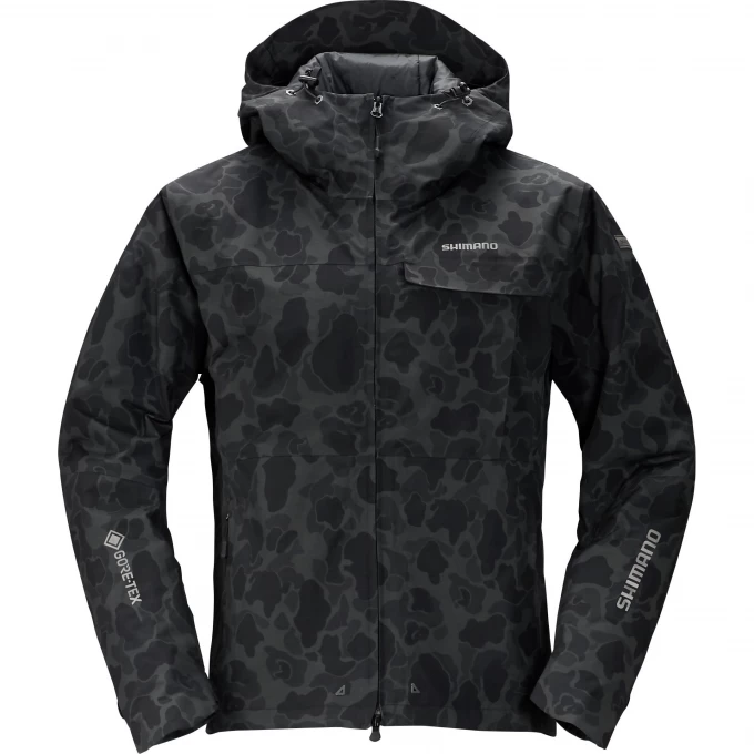 Куртка утеплённая SHIMANO RB-01JS GORE-TEX чёрный камуфляж M 59YRB01JS65 Куртка утеплённая SHIMANO RB-01JS GORE-TEX чёрный камуфляж M 59YRB01JS65