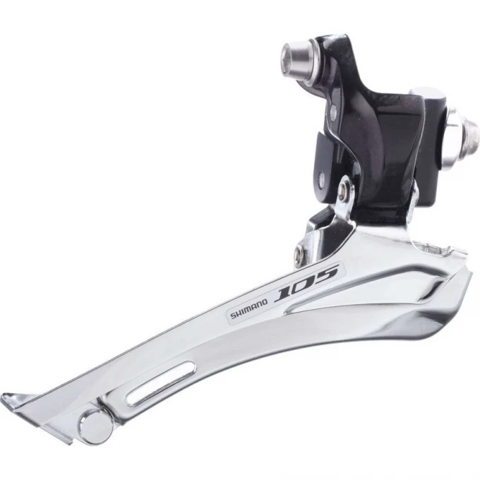Переключатель передний SHIMANO 105, 5700, черный на упор, для 2x10 скоростей IFD5700FL Переключатель передний SHIMANO 105, 5700, черный на упор, для 2x10 скоростей IFD5700FL