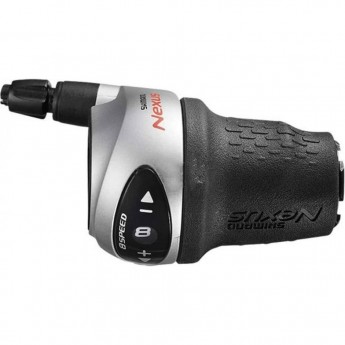 Шифтер SHIMANO NEXUS, C6000-8, правый, 8 скоростей, трос 2330мм + оплетка, серебристый