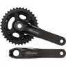 Система SHIMANO DEORE, M6000-2, 175мм, интегрированный вал, 10 скоростей, 34/24T без каретки, черный EFCM6000EX44X