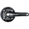 Система SHIMANO DEORE, M617, 170 мм, интегрированный вал, 36/22T без каретки, черный EFCM617CX62L