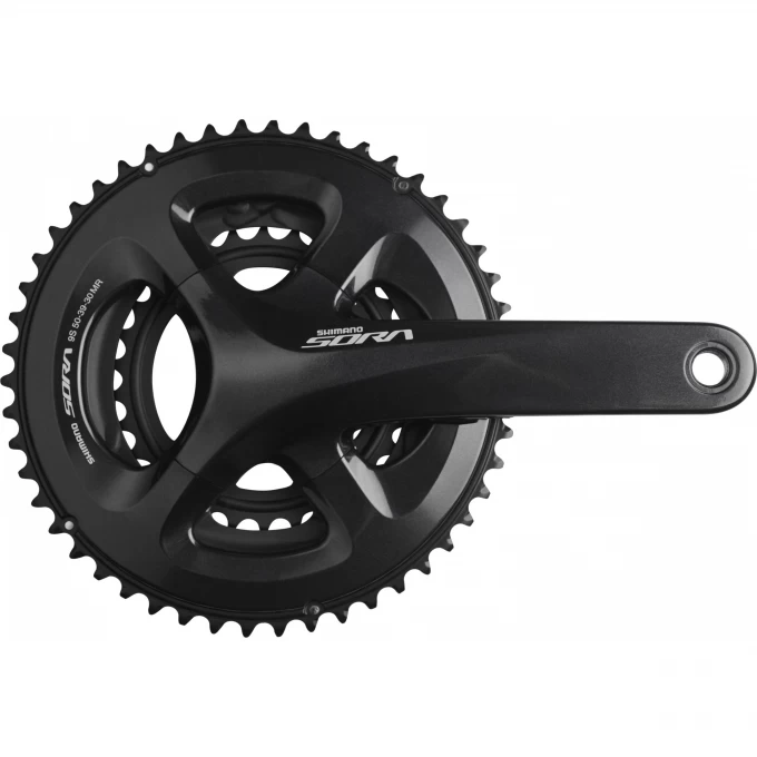 Система SHIMANO SORA, R3030, 175 мм, 50/39/30 без каретки EFCR3030EX090X Система SHIMANO SORA, R3030, 175 мм, 50/39/30 без каретки EFCR3030EX090X