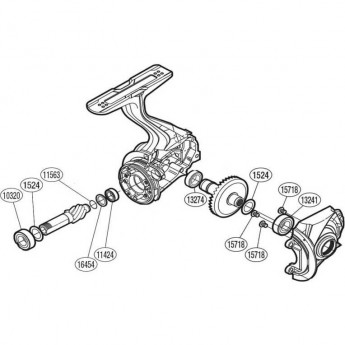 Запчасть для катушки SHIMANO BEARING SET набор подшипников